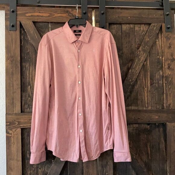Hugo boss Slim fit button down dress shirt 2xl - Picture 1 of 4